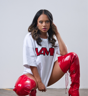 Oversized VAMP T-Shirt | White