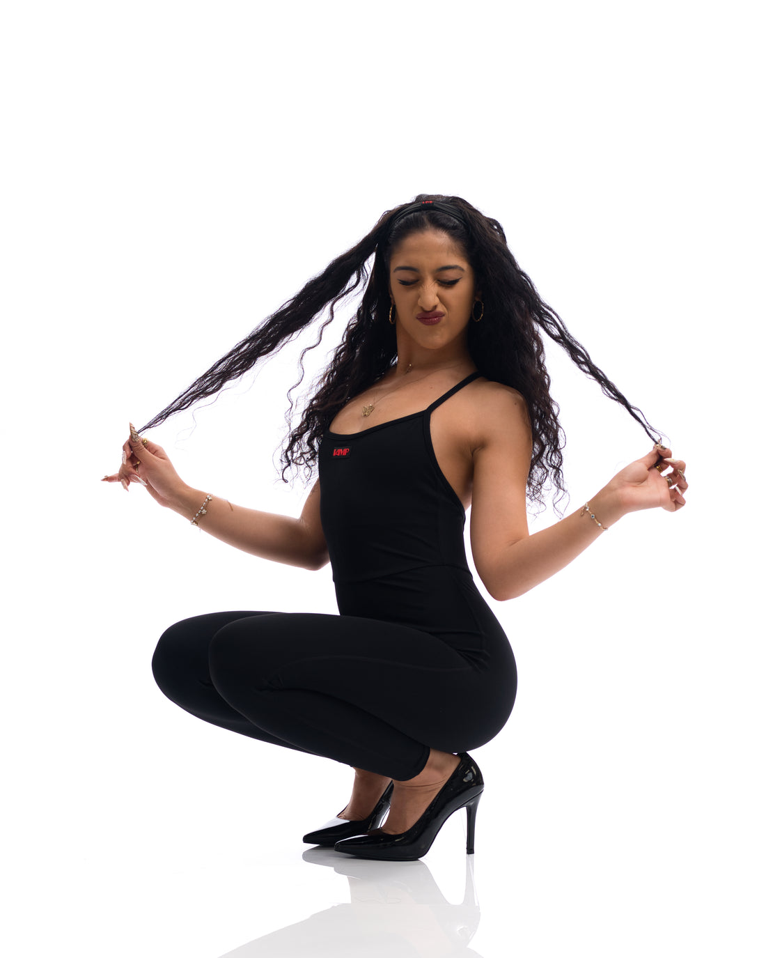 DRIP Black one Piece Catsuit