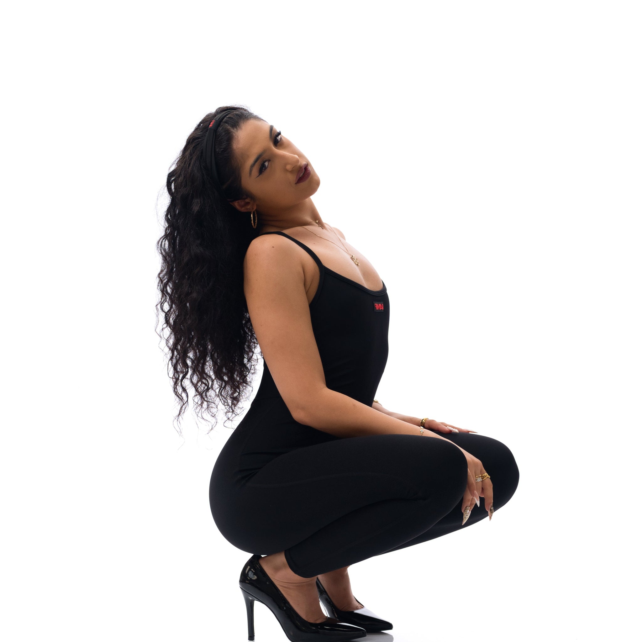 DRIP Black one Piece Catsuit