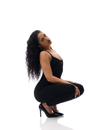DRIP Black one Piece Catsuit